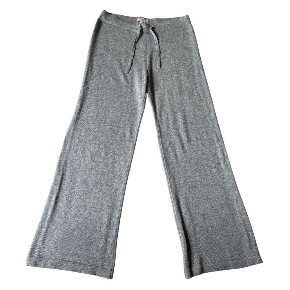 Martha by Martha Stewart Knit Pants Wide leg Pants size L Large Cashmere